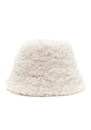Unreal Fur Yeoman faux-fur Bucket Hat - Neutrals