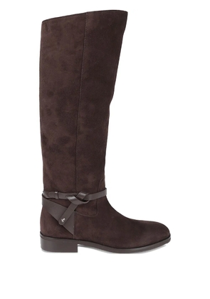 Jimmy Choo Lawton slingback-strap boots - Brown