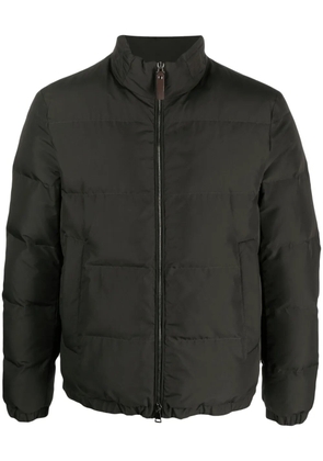 Canali zip-up padded jacket - Green