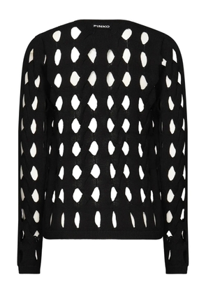PINKO open-knit cardigan - Black