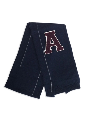 AMBUSH logo-appliqué scarf - Blue