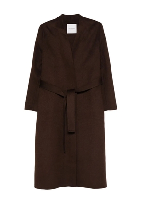 ERMANNO FIRENZE belted coat - Brown
