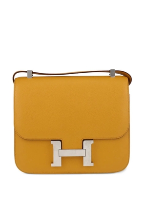 Hermès Pre-Owned 2018 large Constance shoulder bag - Yellow