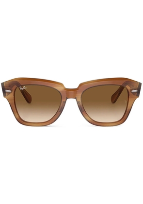 Ray-Ban State Street square-frame sunglasses - Brown