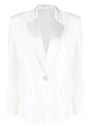 The Attico single-breasted blazer - White