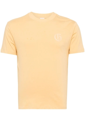 Ground Zero logo-print cotton T-shirt - Yellow