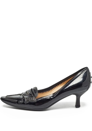 Tod's Vintage pre-owned 70mm leather pumps - Black
