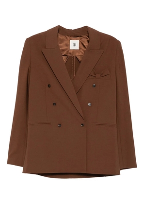 The Garment bow-detail blazer - Brown