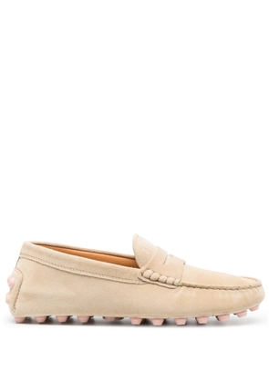Tod's almond-toe loafers - Neutrals