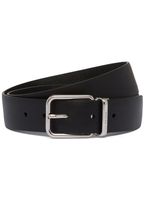 Prada reversible leather belt - Black
