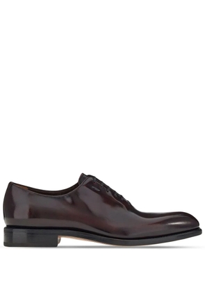 Ferragamo plain-toe Oxford shoes - Red