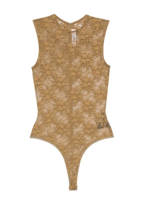 Alex Perry sleeveless lace bodysuit - Green