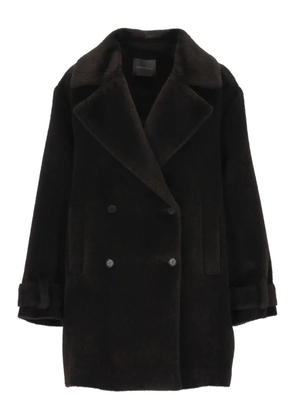 Lorena Antoniazzi double-breasted coat - Brown