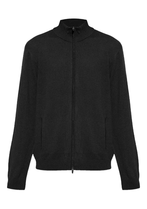 Ea7 Emporio Armani zip-up sweater - Black