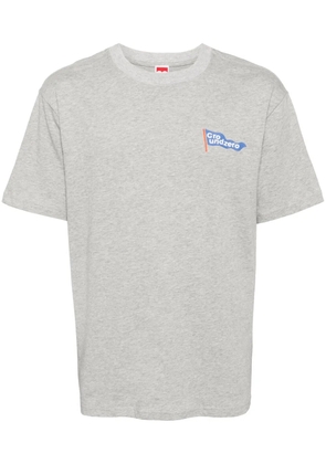 Ground Zero logo-print cotton T-shirt - Grey