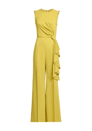Elie Saab stud-embellished jumpsuit - Yellow
