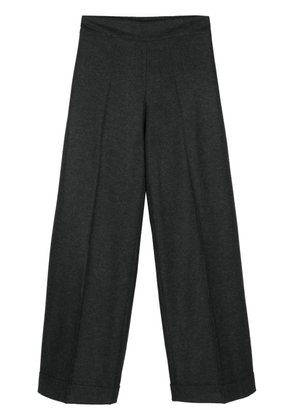D.Exterior high-waist palazzo pants - Grey