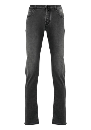 Jacob Cohën Nick mid-rise slim jeans - Black