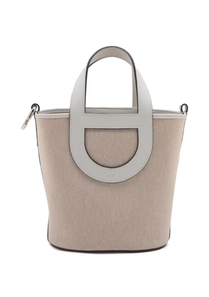 Hermès Pre-Owned 2024 Toile and Swift In the Loop 18 handbag - Brown