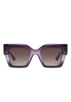 GIGI STUDIOS Kendal geometric acetate sunglasses - Purple