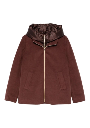 Marella Sorriso hooded zip-up jacket - Red