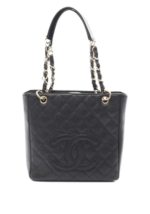 CHANEL Pre-Owned 2003-2004 Matelassé PST Chain shoulder bag - Black