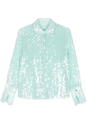 Patrizia Pepe sequin-embellished shirt - Green