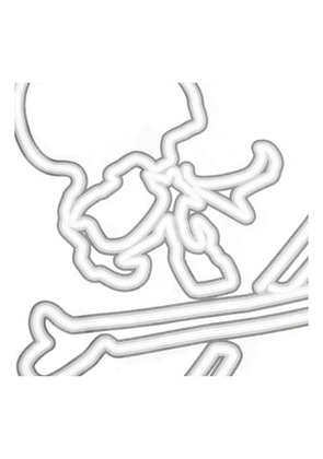 Mastermind Japan skull-print long-sleeve T-shirt - White