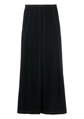 Stella McCartney front-slit midi skirt - Black