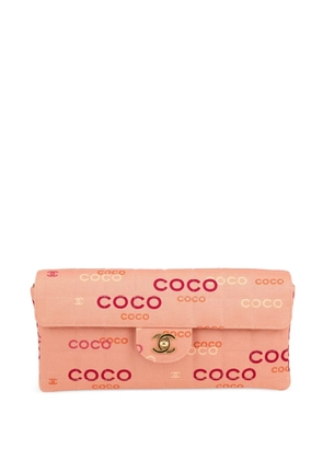 CHANEL Pre-Owned 2002 Choco Bar shoulder bag - Pink