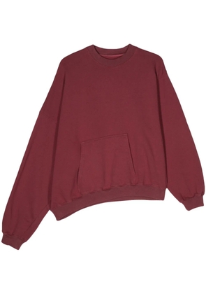 Magliano logo-print asymmetric sweatshirt - Red