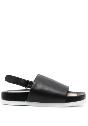 AGL Holly 35mm leather sandals - Black