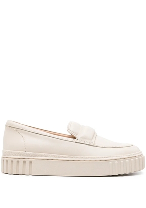 Clarks Mayhill Cove leather loafers - Neutrals