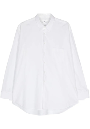 Comme Des Garçons Pre-Owned 2000s button-up cotton shirt - White