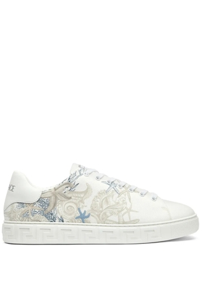Versace Barocco Sea Greca sneakers - White