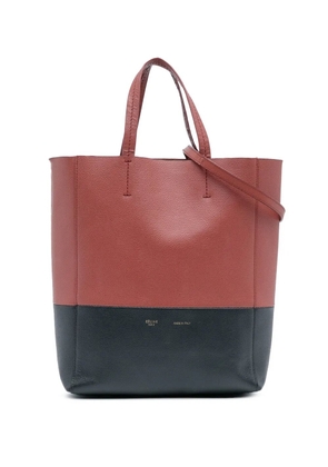 Celine Pre-Owned 2017 Small Bicolor Leather Vertical Cabas satchel - Black