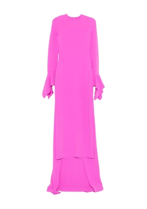Solace London Blake bell-sleeve maxi dress - Pink