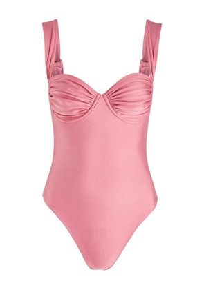 Faithfull the Brand Arlo draped swimsuit - Pink