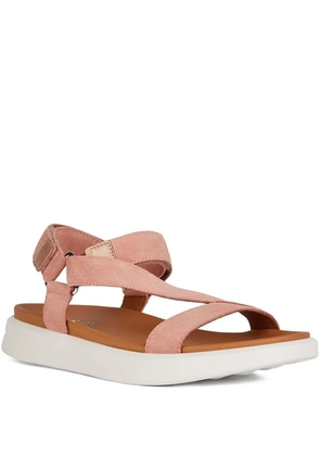 Geox suede flat sandals - Pink