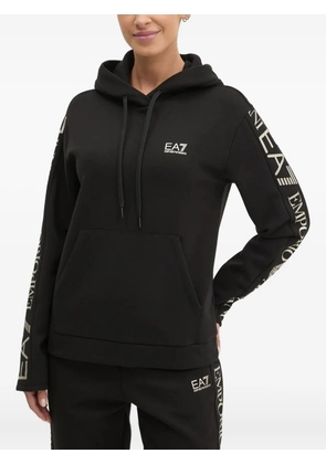 Ea7 Emporio Armani logo tracksuit - Black