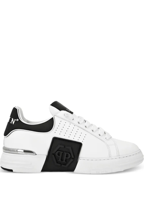 Philipp Plein perforated lace-up shoes - White