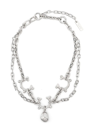 Vann Jewelry layered choker necklace - Silver