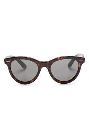 Ray-Ban Wayfarer Way round-frame sunglasses - Brown