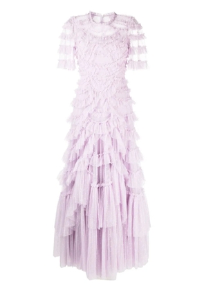 Needle & Thread Marilla ruffled gown - Purple