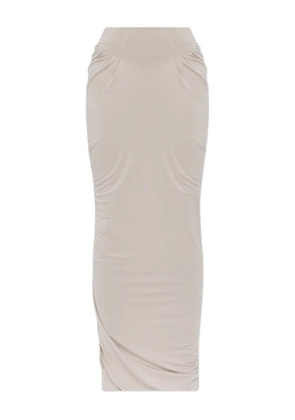 ENTIRE STUDIOS draped jersey skirt - White