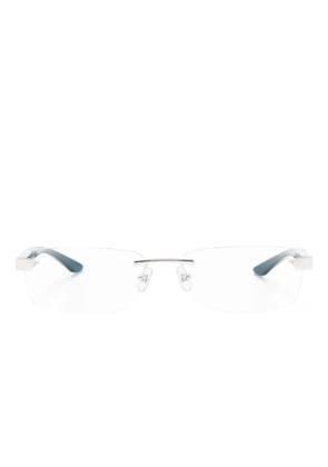 Maybach eyewear The Artist III rectangle-frame glasses - Silver