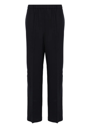 Fabiana Filippi beaded-trim straight-leg trousers - Blue