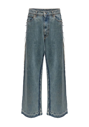 MM6 Maison Margiela inside-out straight-leg jeans - Blue