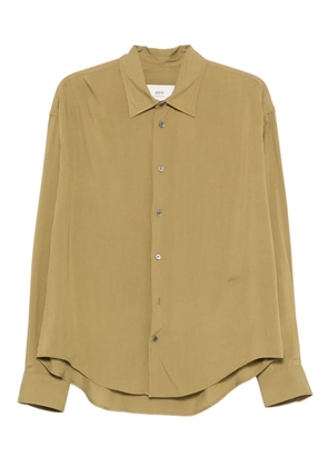 AMI Paris long-sleeve button-up shirt - Green