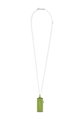 AMBUSH USB rectangle necklace - Green